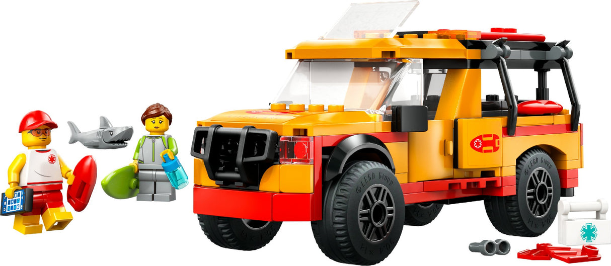 LEGO CITY LIFEGUARD BEACH RESCUE TRUCK 60453 AGE: 6+