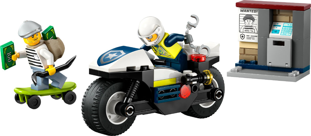 LEGO CITY Police Motorcycle Chase 60455 Age: 4+