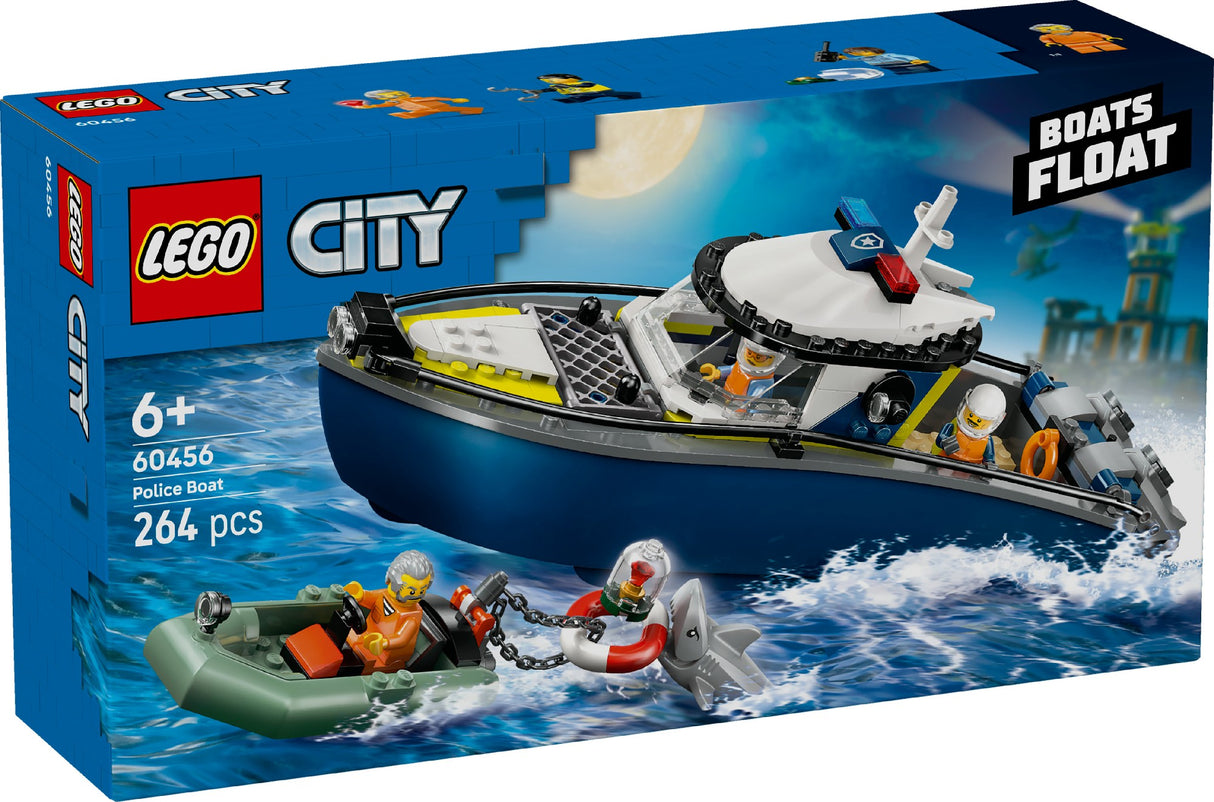 LEGO CITY Police Boat Chase 60456 Age: 6+
