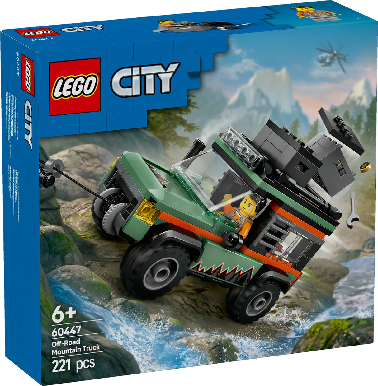 LEGO CITY OFF-ROAD 4X4 MOUNTAIN TRUCK 60447 AGE: 6+