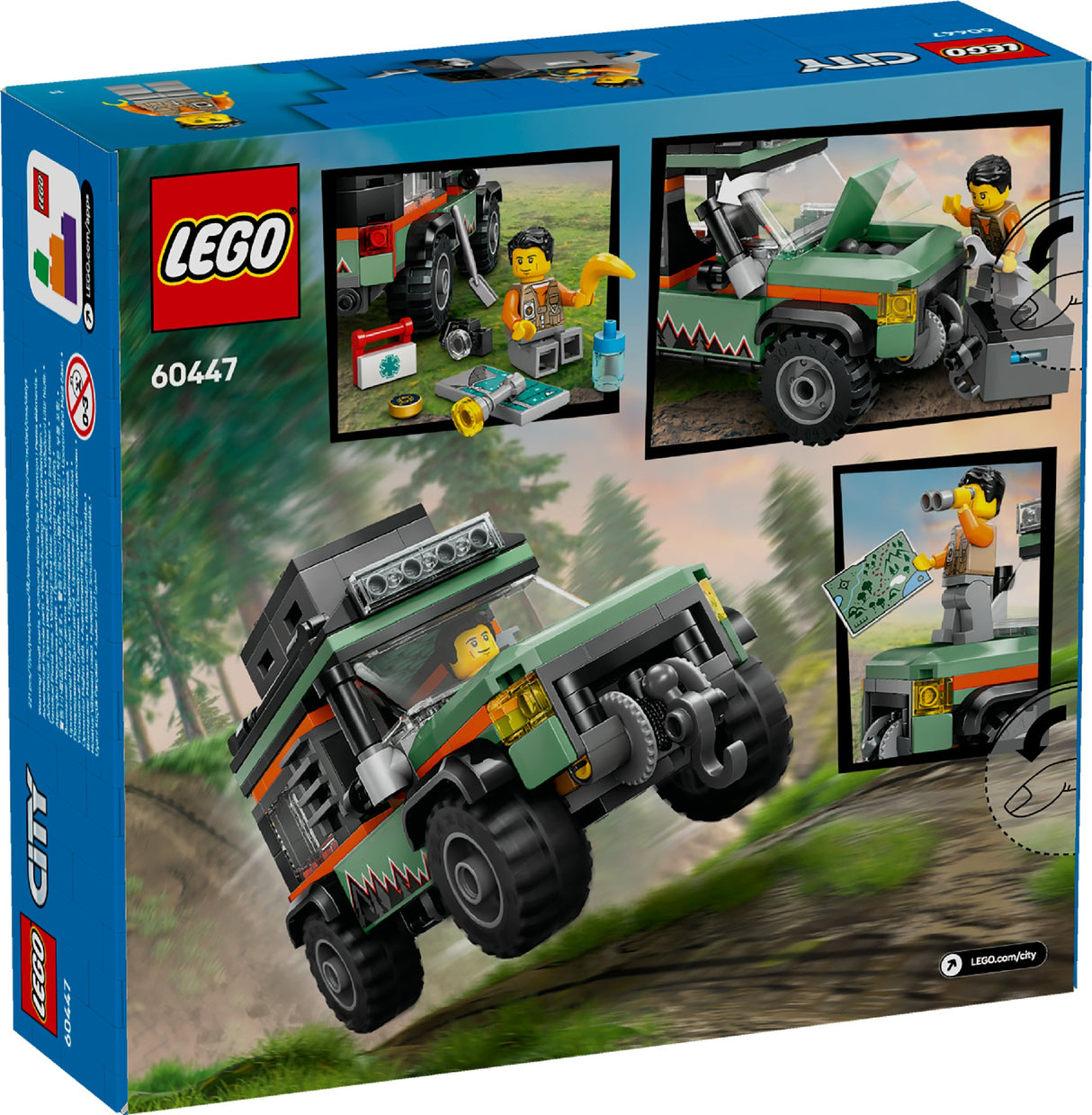 LEGO CITY OFF-ROAD 4X4 MOUNTAIN TRUCK 60447 AGE: 6+