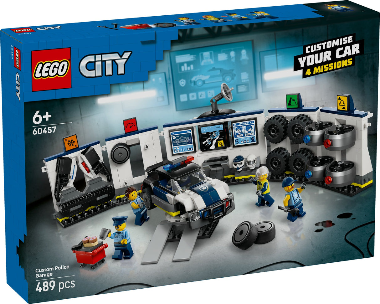 LEGO CITY Custom Police Car Garage 60457 Age: 6+