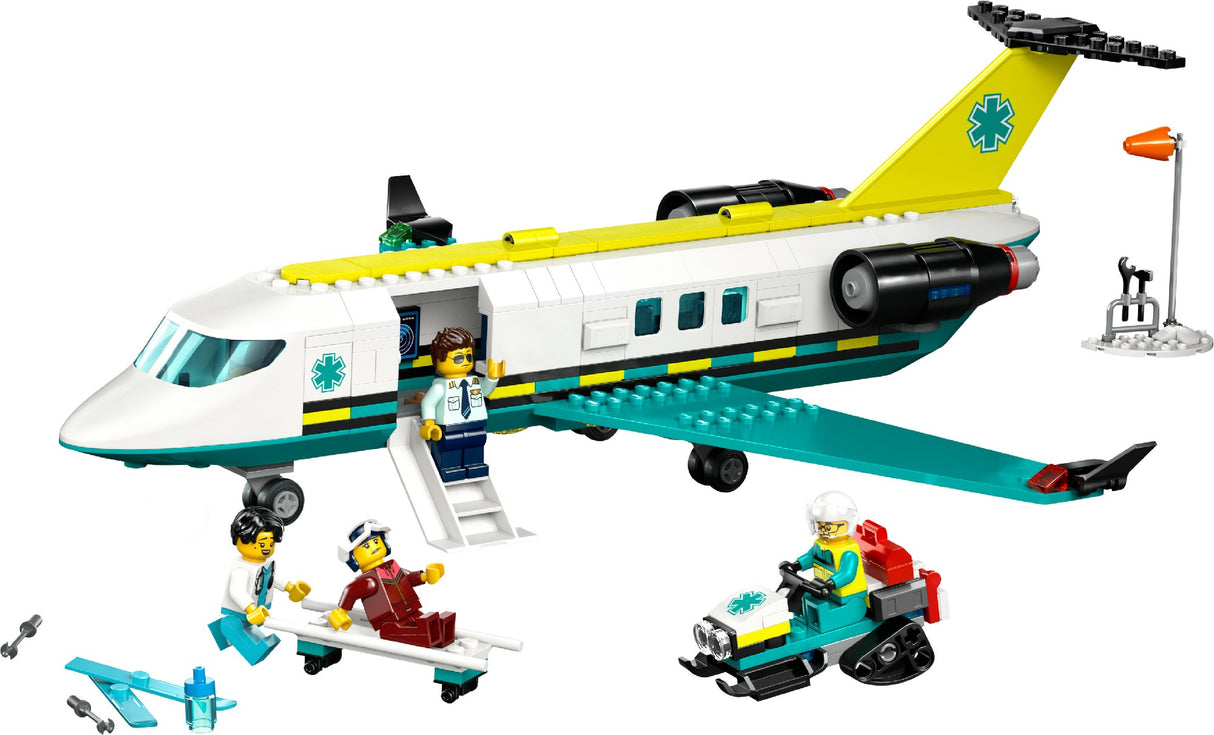 LEGO CITY Emergency Air Ambulance Airplane 60465 Age: 6+
