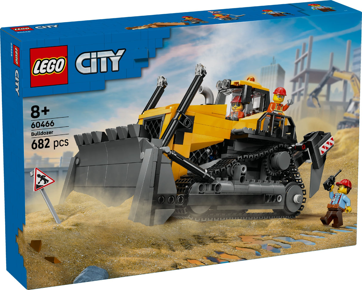 LEGO CITY Yellow Bulldozer 60466 Age: 8+