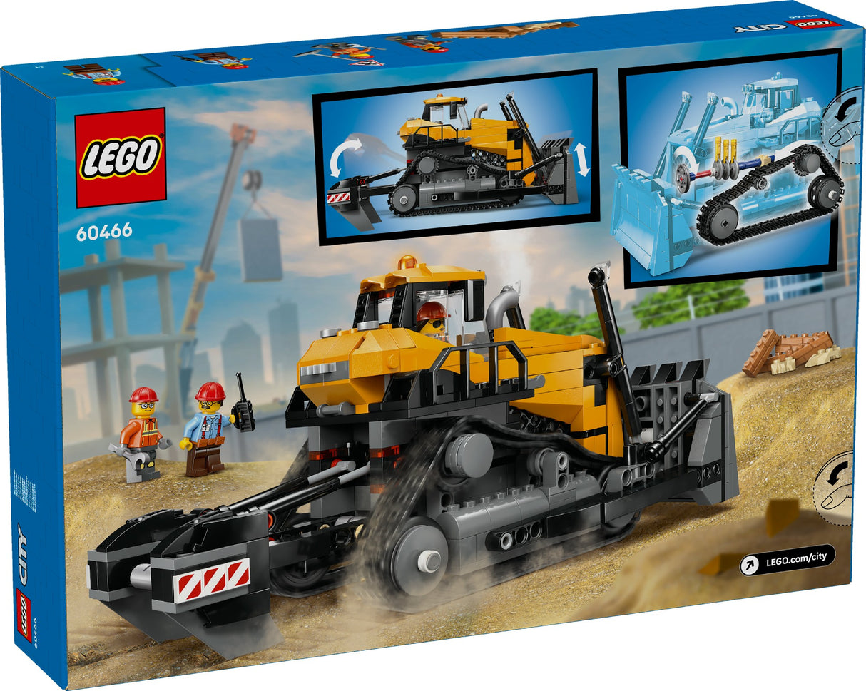 LEGO CITY Yellow Bulldozer 60466 Age: 8+
