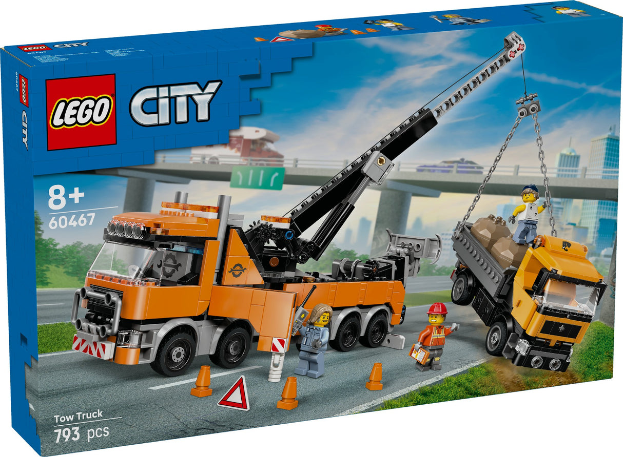 LEGO CITY Heavy-Duty Recovery Tow Truck with Crane 60467 Age: 8+