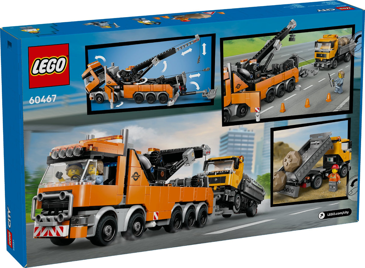 LEGO CITY Heavy-Duty Recovery Tow Truck with Crane 60467 Age: 8+