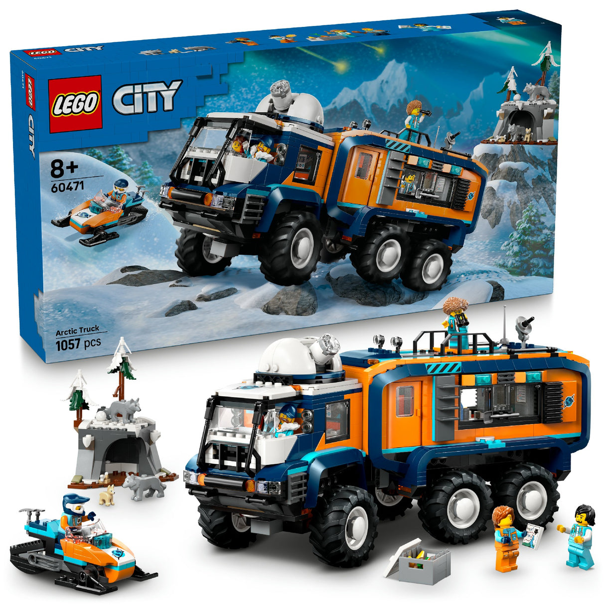 LEGO CITY Arctic Explorer Science Lab Truck 60471 Age: 8+