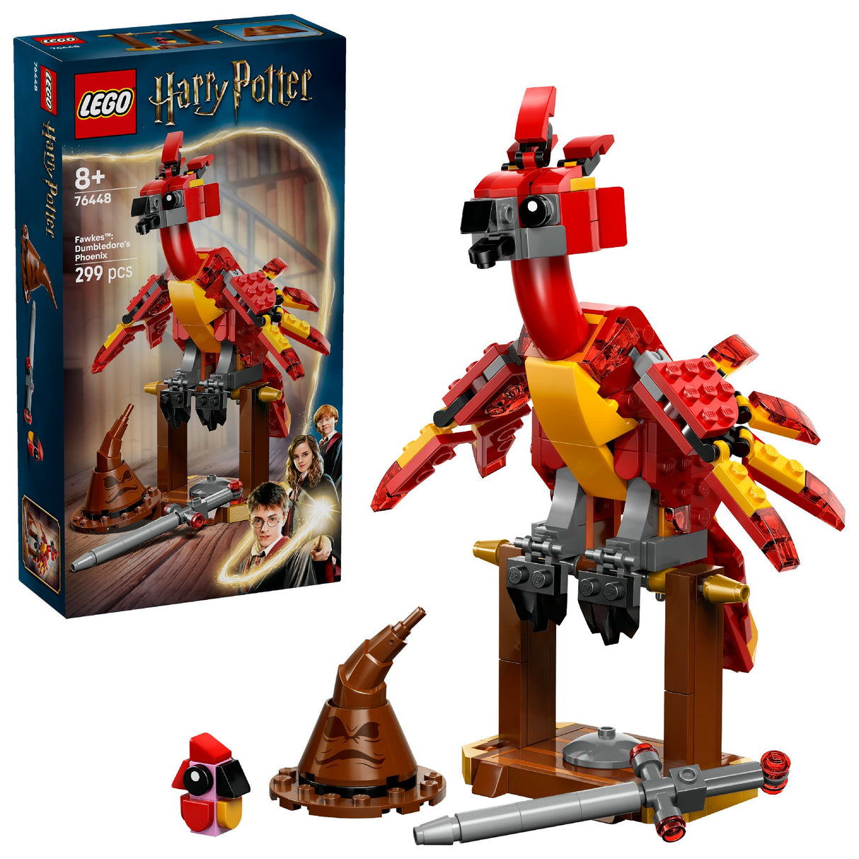 LEGO Harry Potter Fawkes: Dumbledore's Phoenix 76448 Age: 8+