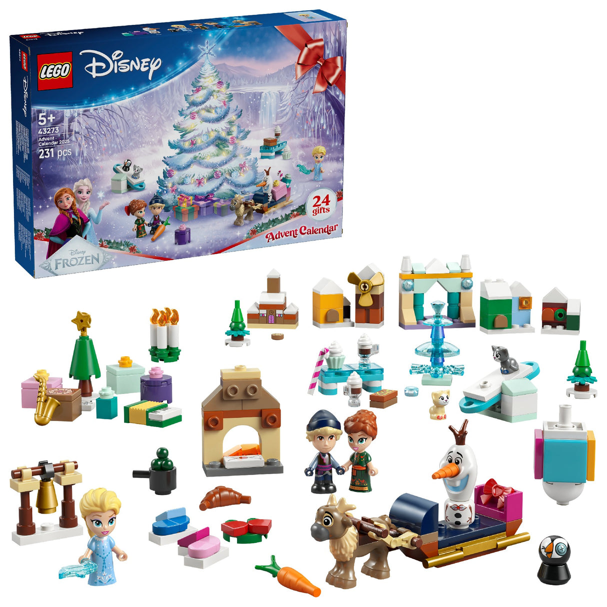 LEGO Disney Princess Advent Calendar 2025 43273 Age: 5+