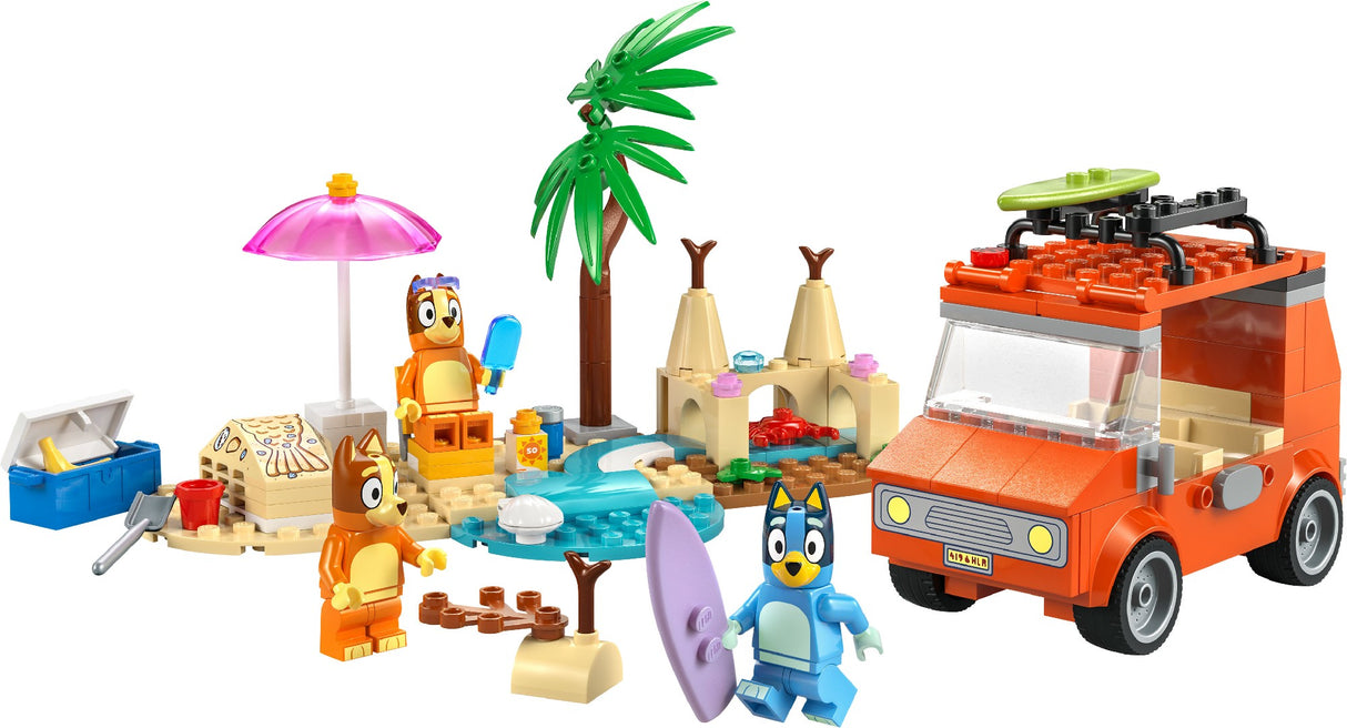 LEGO Bluey Bluey's Beach & Family Car Trip 11202 Age: 4+