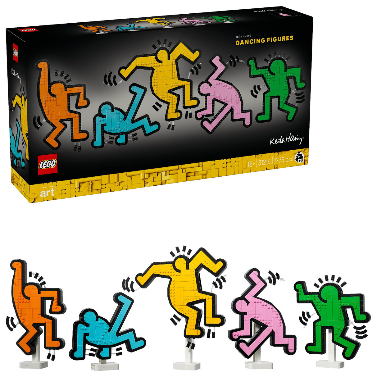 LEGO ART Keith Haring – Dancing Figures 31216 Age: 18+