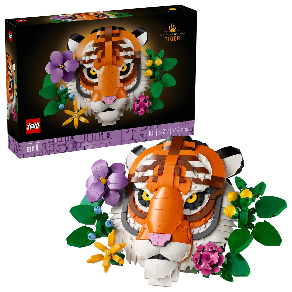 LEGO ART The Fauna Collection - Tiger 31217 Age: 18+