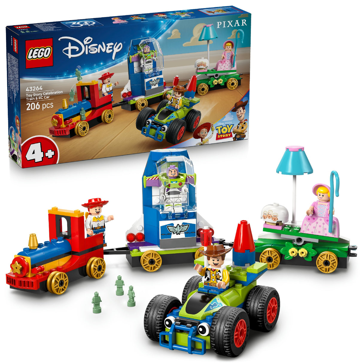LEGO Disney Pixar Toy Story Celebration Train & RC Car 43264 Age: 4+