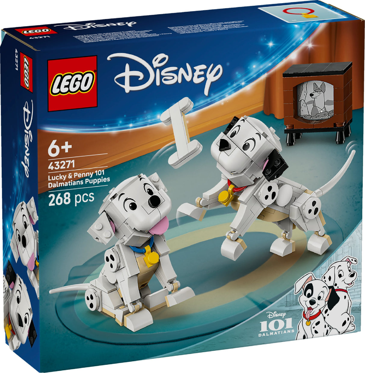 LEGO Disney Classic Lucky & Penny 101 Dalmatians Puppies 43271 Age: 6+