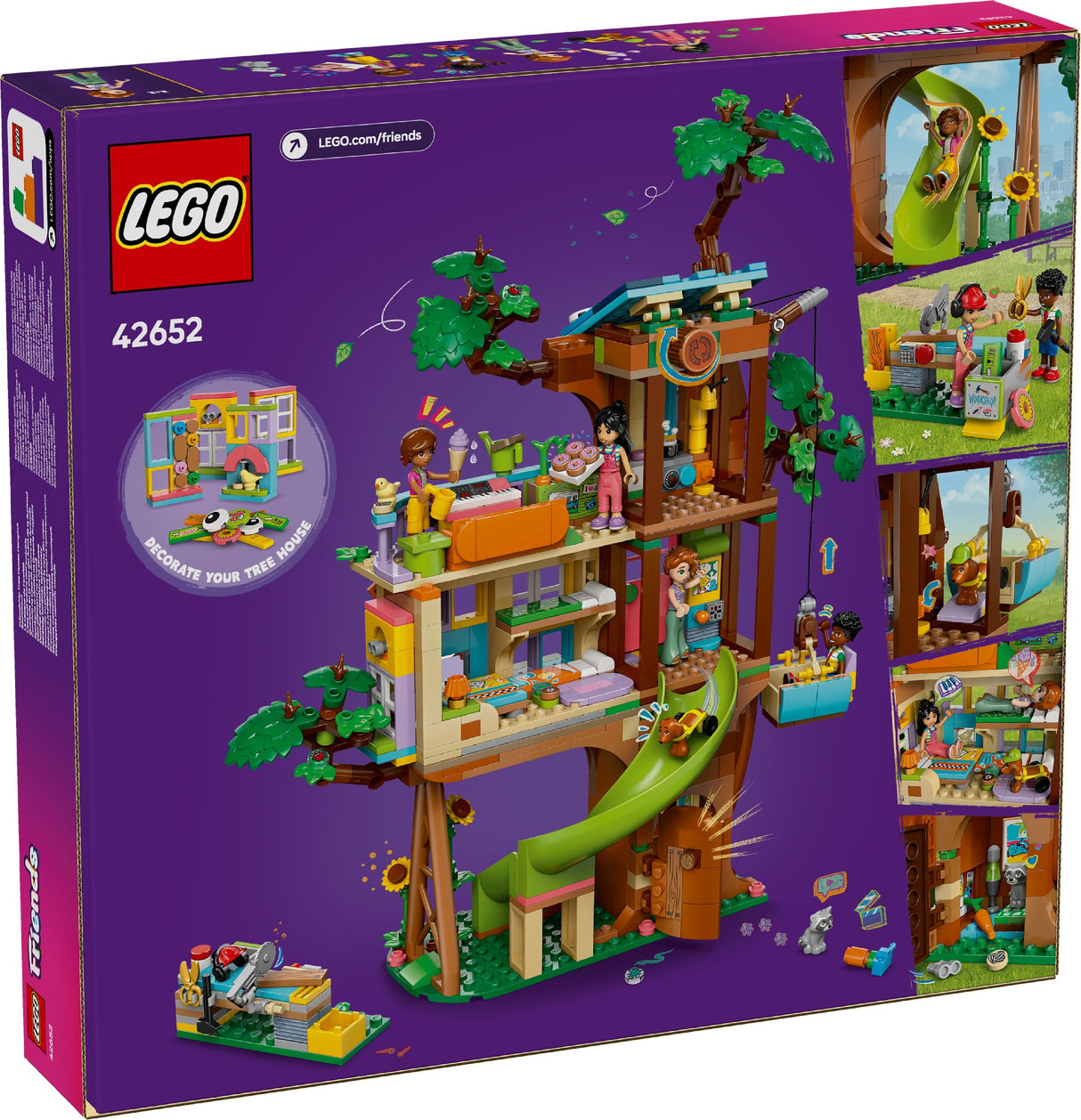 LEGO FRIENDS FRIENDSHIP TREE HOUSE HANGOUT 42652 AGE: 8+
