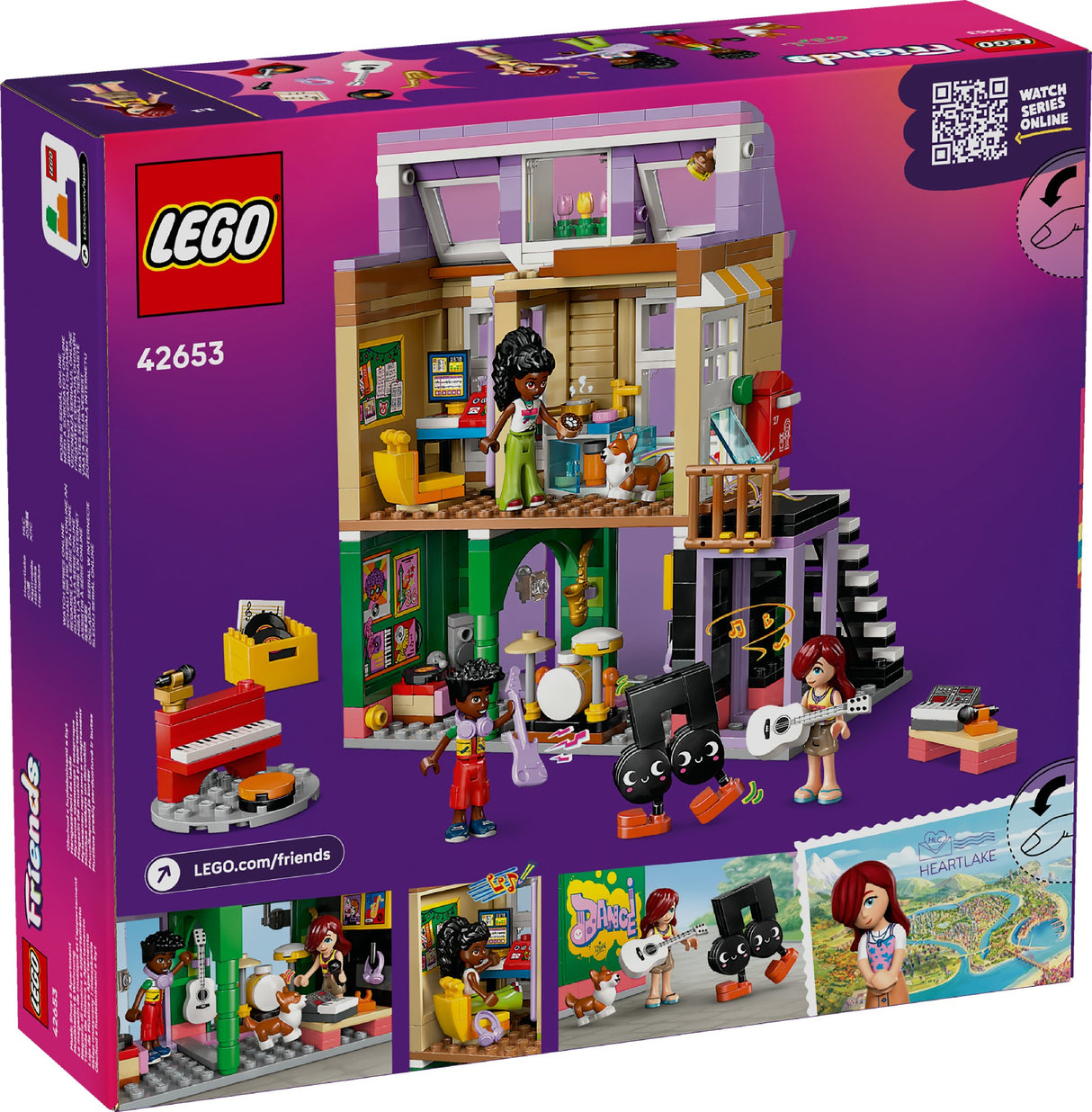 LEGO Friends Music Store & Apartment 42653 Age: 7+