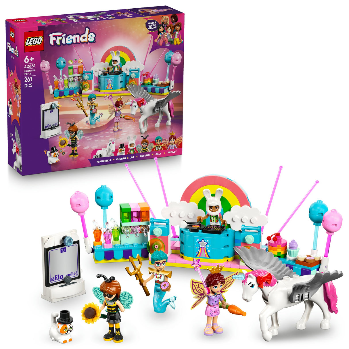 LEGO Friends Costume Party with Unicorn & Fairy 42661 Age: 6+