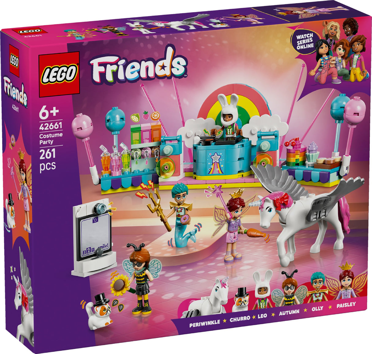LEGO Friends Costume Party with Unicorn & Fairy 42661 Age: 6+