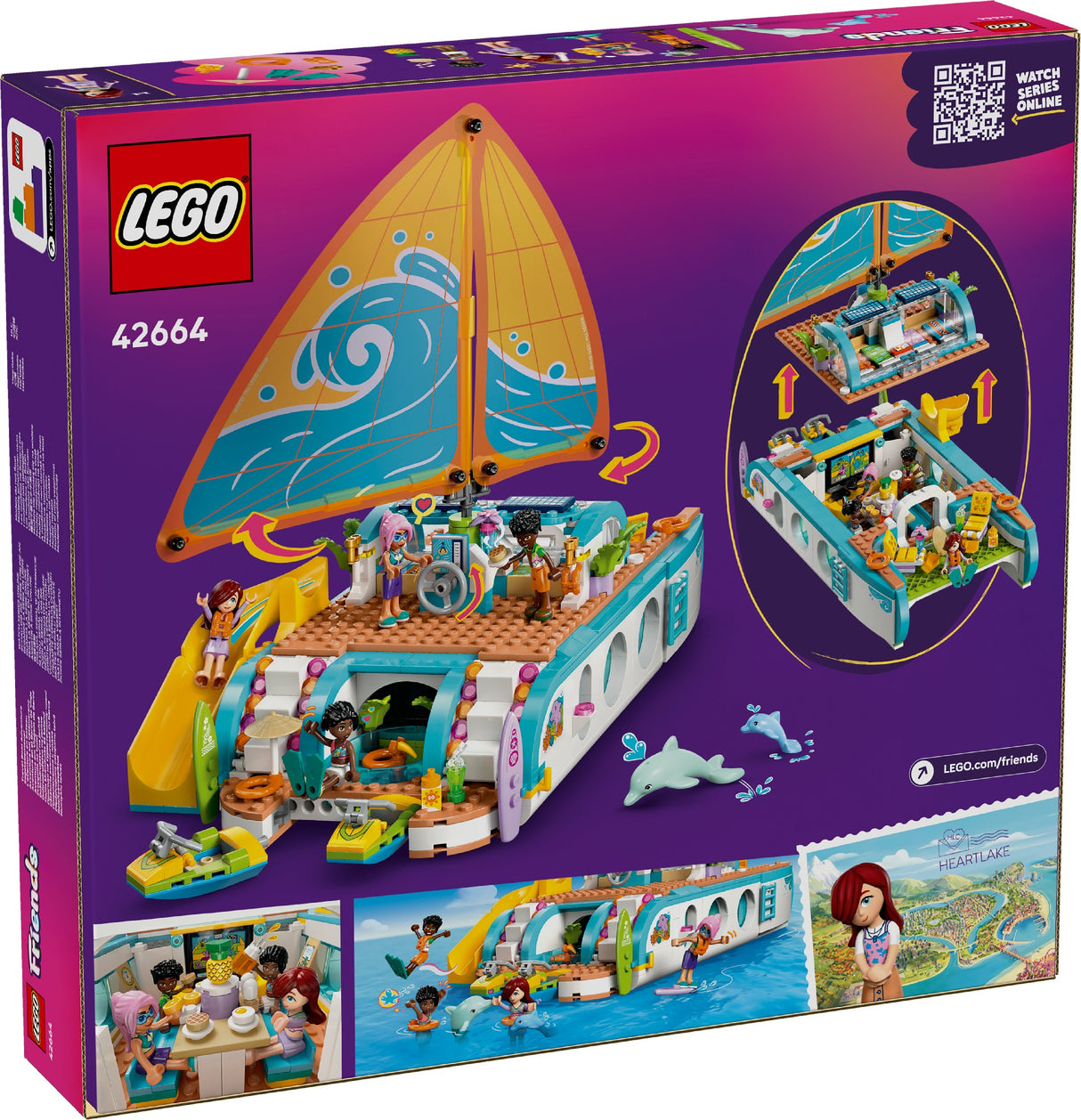 LEGO Friends Travel Boat Adventure 42664 Age: 8+