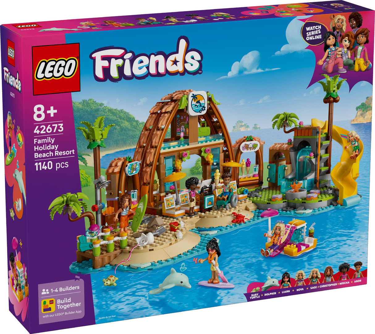 LEGO Friends Family Vacation Beach Resort 42673 Age: 8+