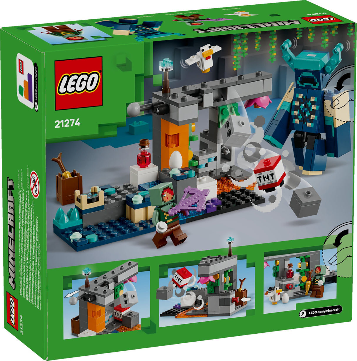 LEGO Minecraft The Warden Encounter 21274 Age: 7+