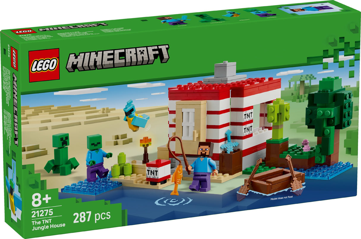 LEGO Minecraft The TNT Jungle House 21275 Age: 8+