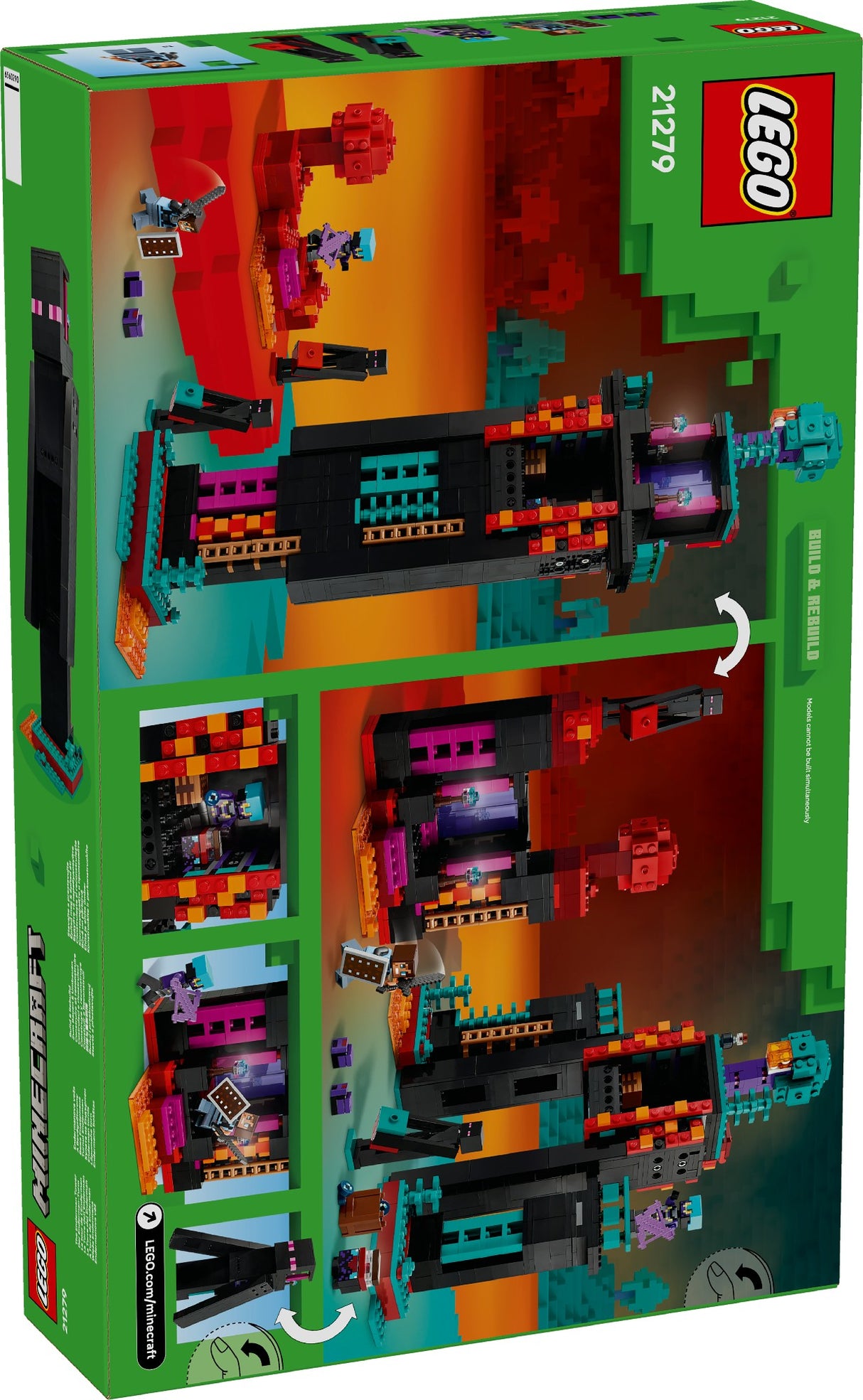 LEGO Minecraft The Enderman Tower 21279 Age: 9+
