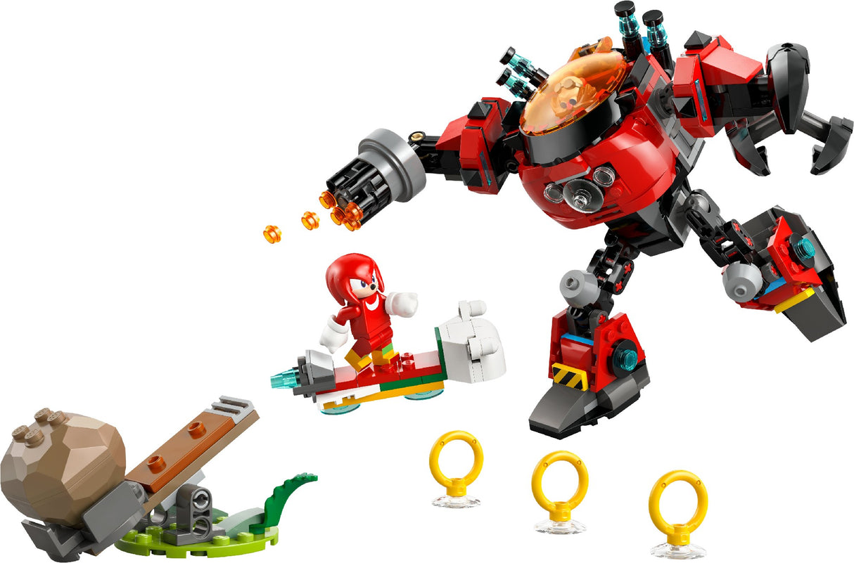 LEGO Sonic Knuckles vs. Dr. Eggman Egg Crusher Mech 77005 Age: 8+
