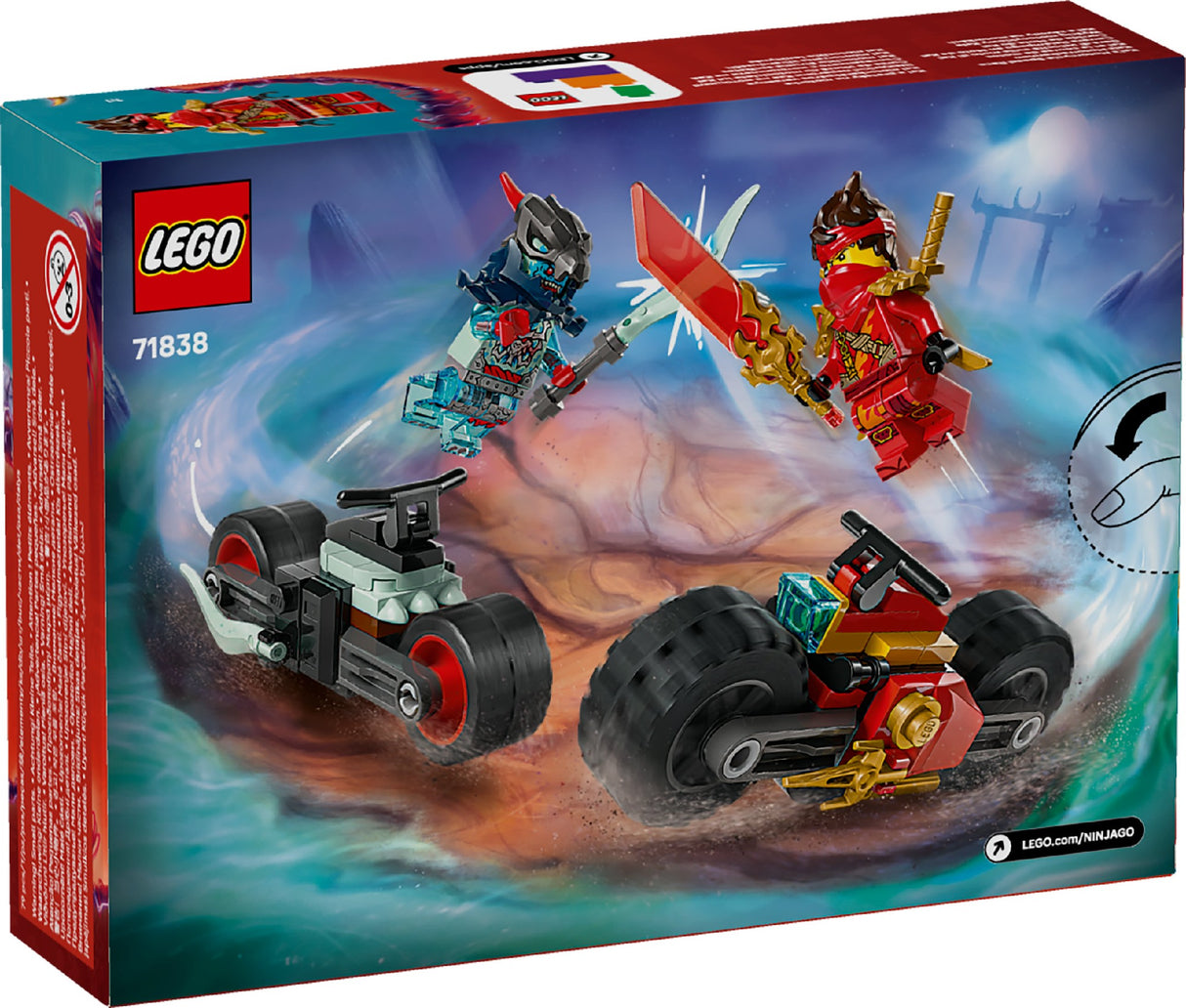 LEGO Ninjago Kai's Motorcycle Speed Race 71838 Age: 6+