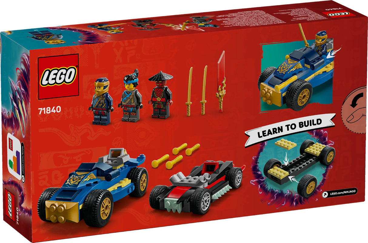 LEGO Ninjago Rogue vs. Drix Race Car Duel 71840 Age: 4+
