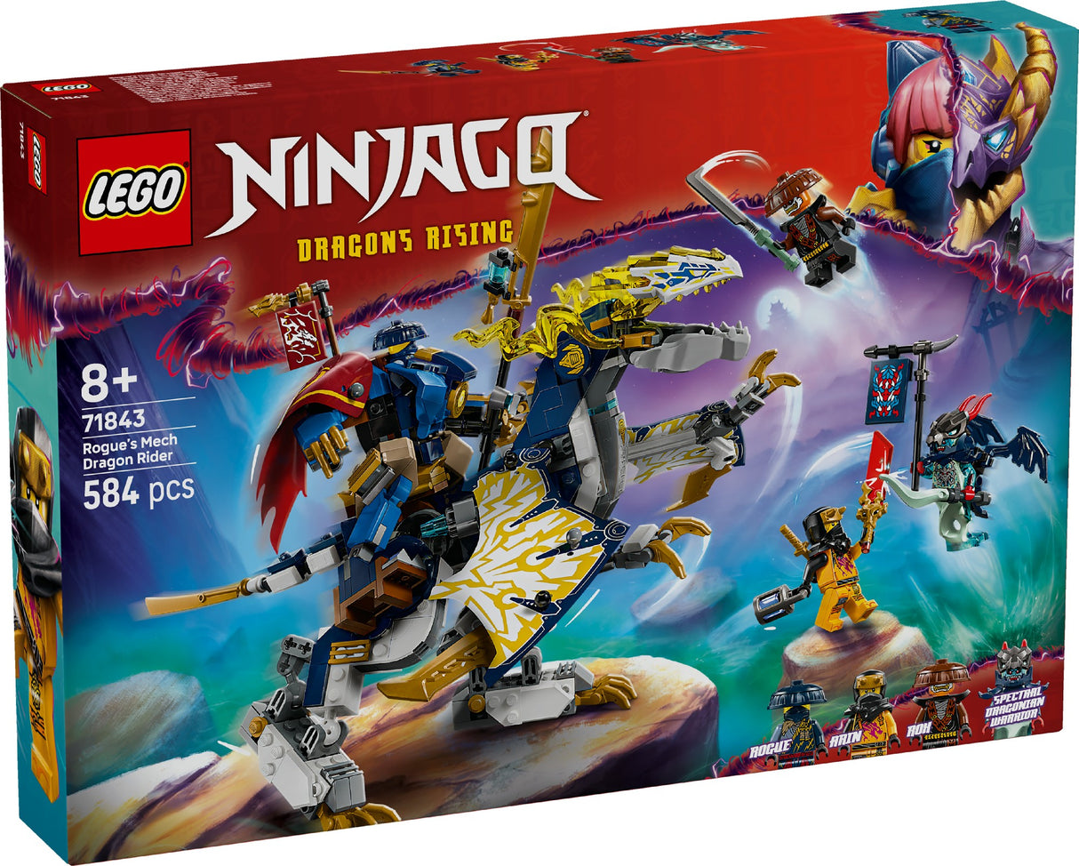 LEGO Ninjago Rogue’s Mech Dragon Rider 71843 Age: 8+