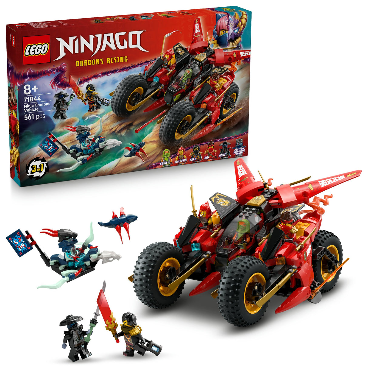 LEGO Ninjago Ninja Combat Vehicle 71844 Age: 8+