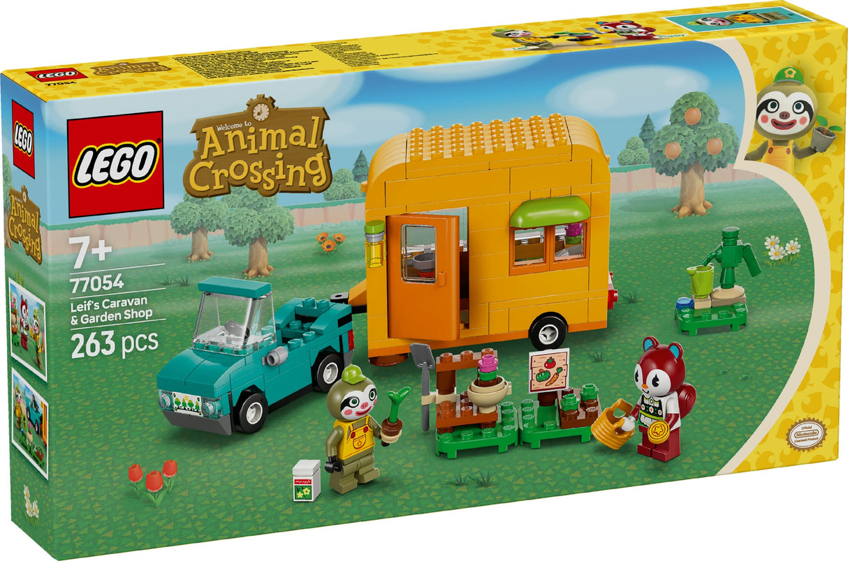 LEGO ANIMAL CROSSING LEIF'S CARAVAN & GARDEN SHOP 77054 AGE:7+