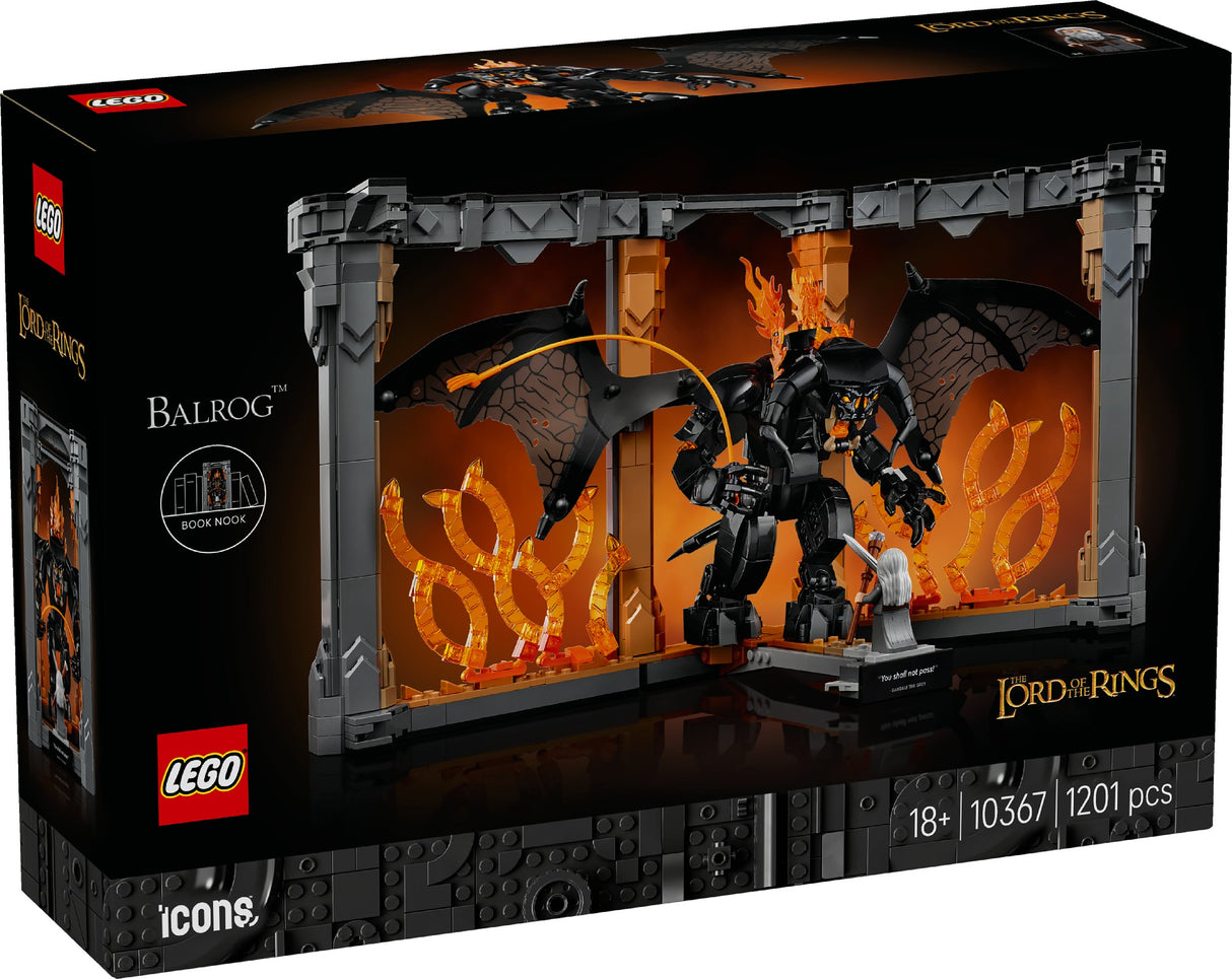 LEGO Icons The Lord of the Rings: Balrog Book Nook 10367 Age: 18+