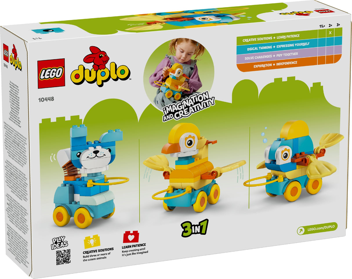 LEGO DUPLO 3in1 Animals on Wheels 10448 Age: 2+