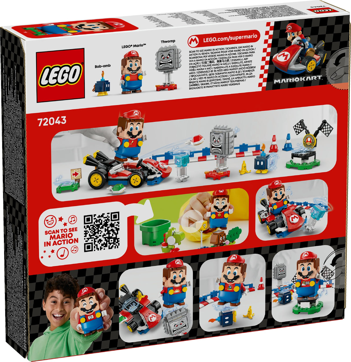 LEGO Super Mario Interactive LEGO® Mario™ & Standard Kart 72043 Age: 7+