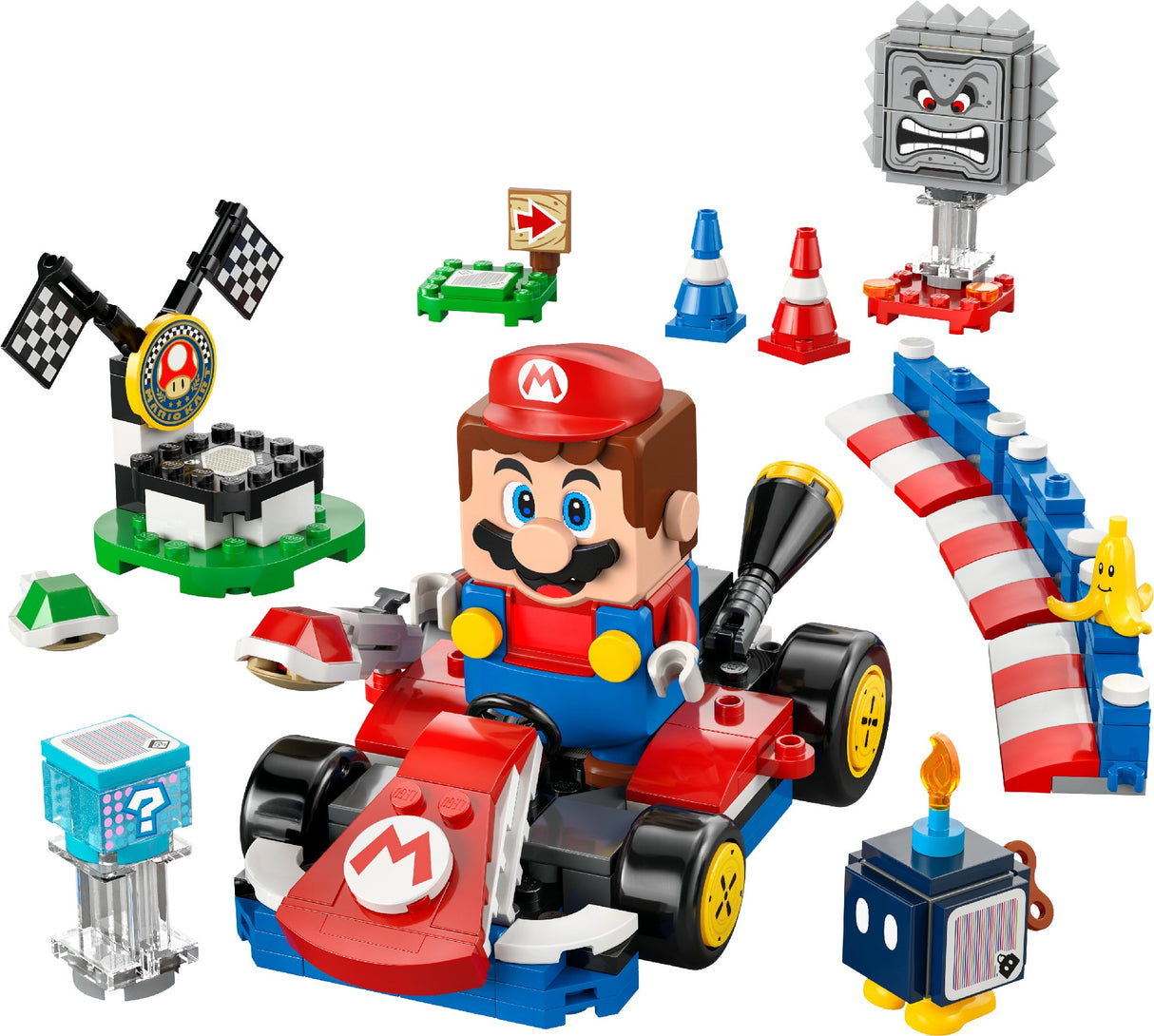 LEGO Super Mario Interactive LEGO® Mario™ & Standard Kart 72043 Age: 7+