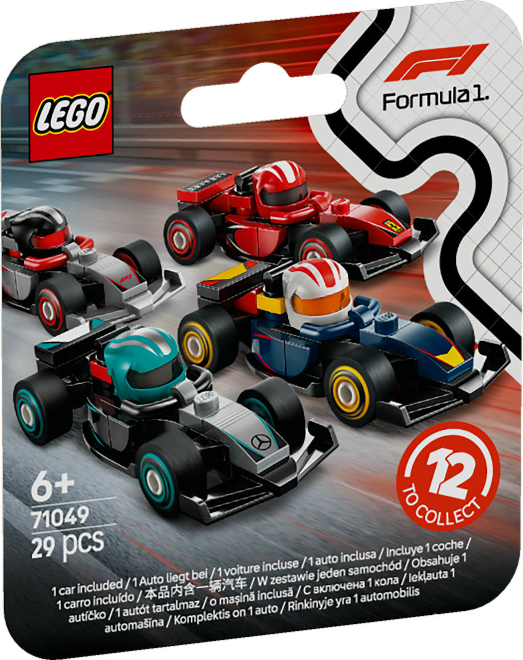 LEGO Minifigures F1® Collectible Race Cars 71049 Age: 6+