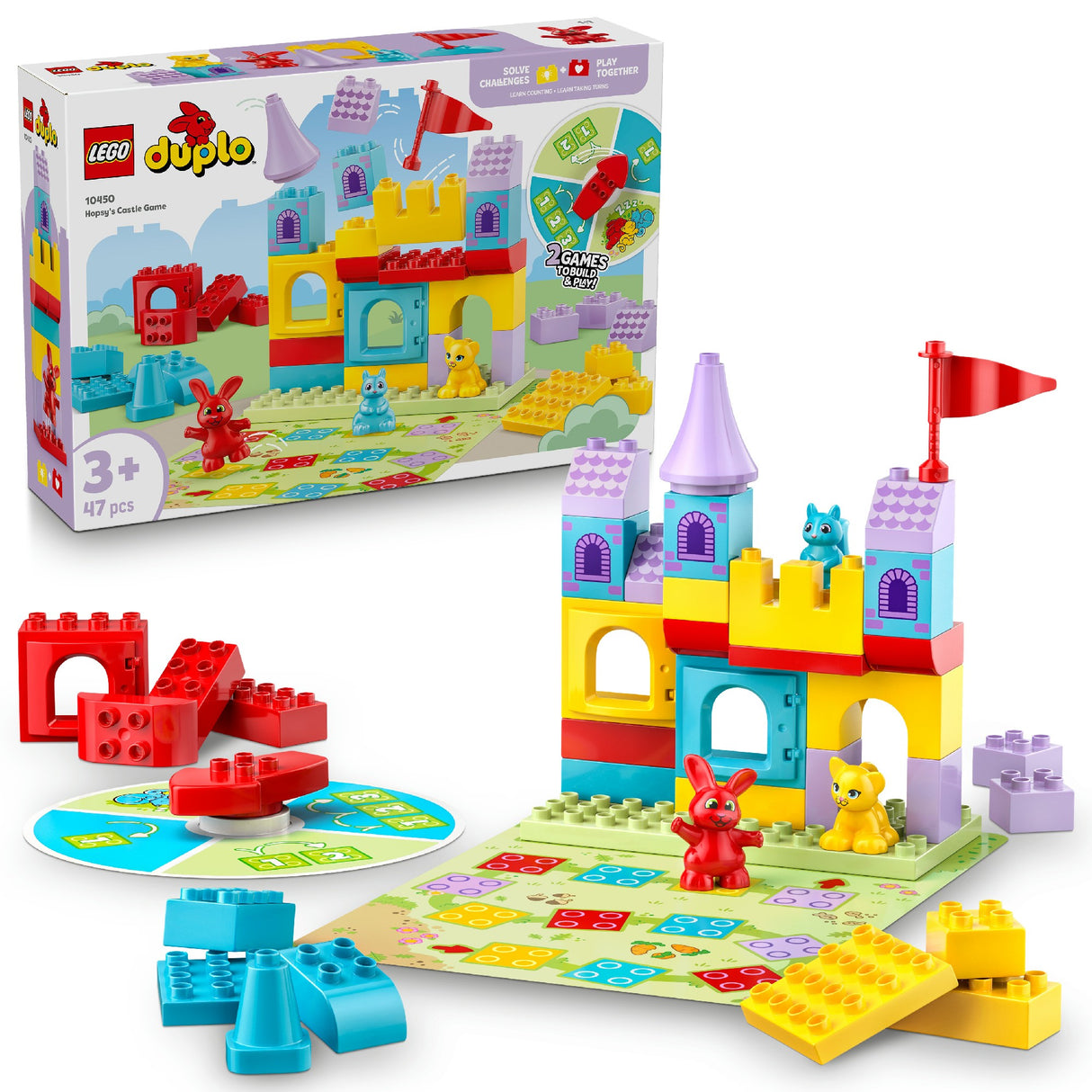 LEGO DUPLO Hopsy's Castle Game 10450 Age: 3+