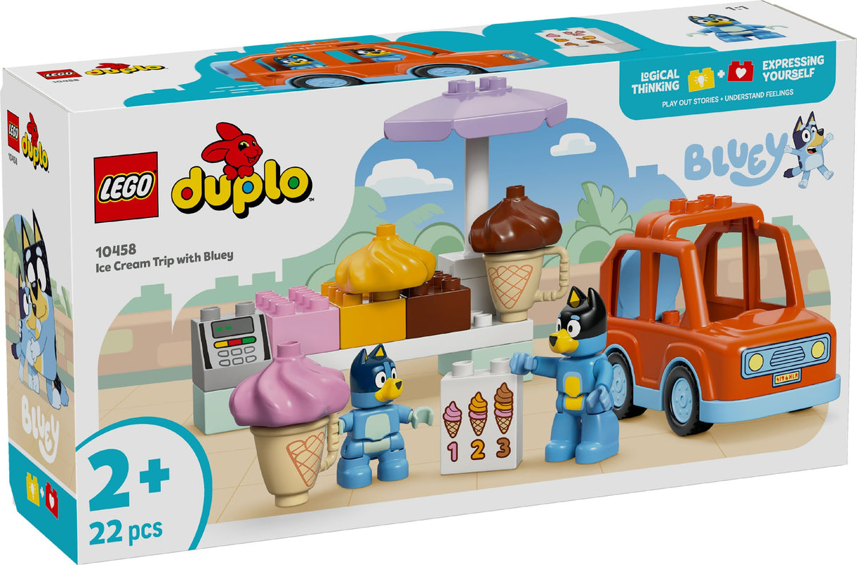 LEGO DUPLO Ice Cream Trip with Bluey 10458 Age: 2+
