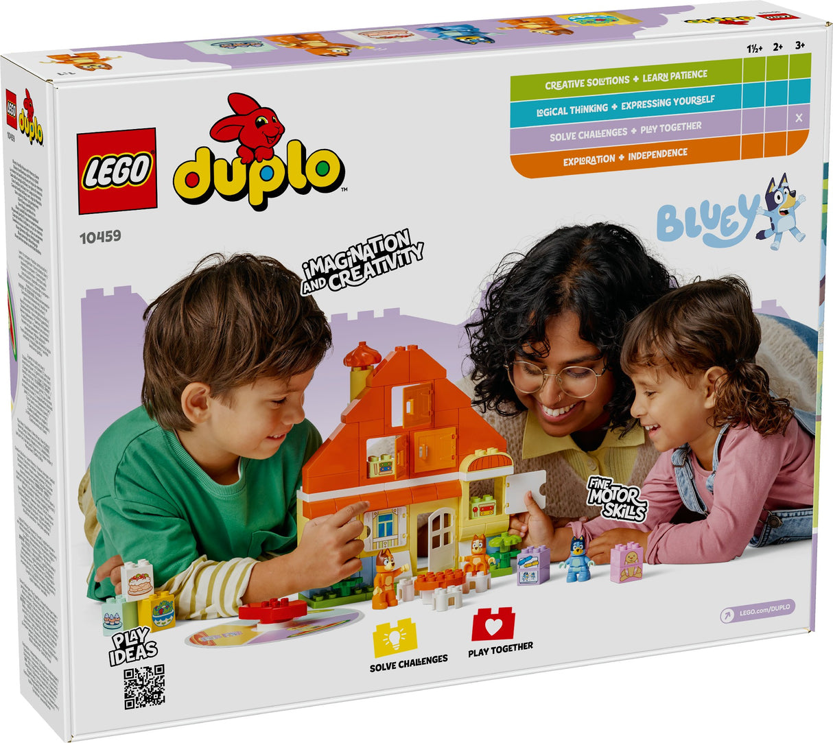 LEGO DUPLO Bluey's Family House with Memory Game 10459 Age: 3+