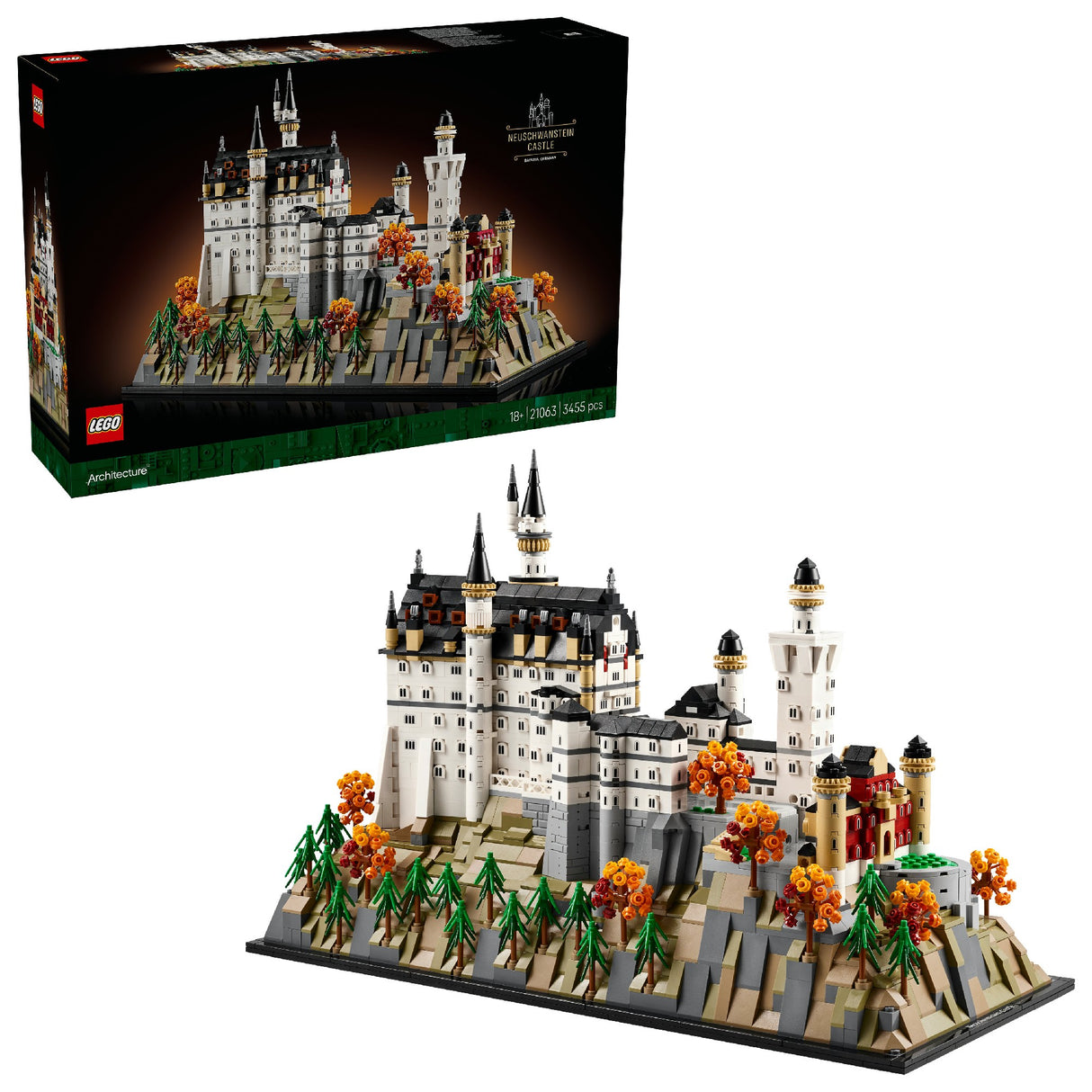 LEGO Architecture Neuschwanstein Castle 21063 Age: 18+