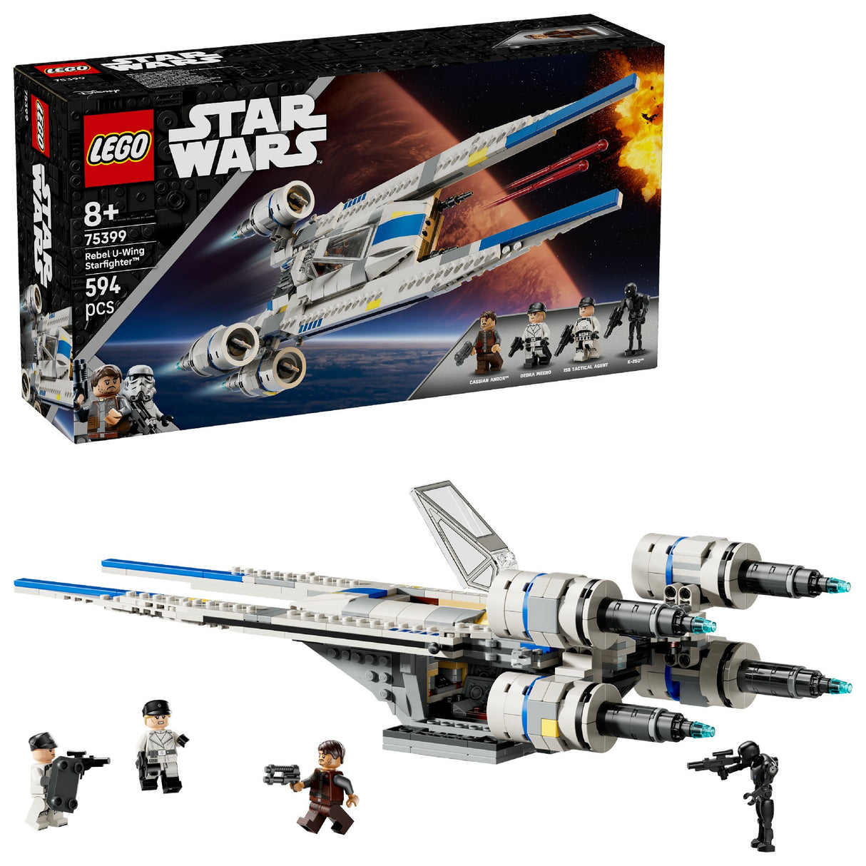 Lego Star Wars Rebel U-Wing Starfighter 75399 Age: 8+