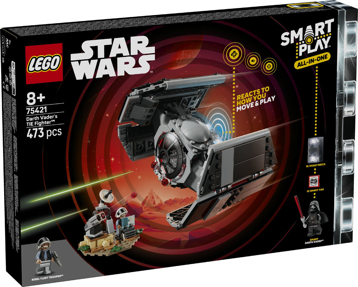 LEGO® Star Wars™ SMART Play™: Darth Vader’s TIE Fighter™ 75421 AGE: 8+