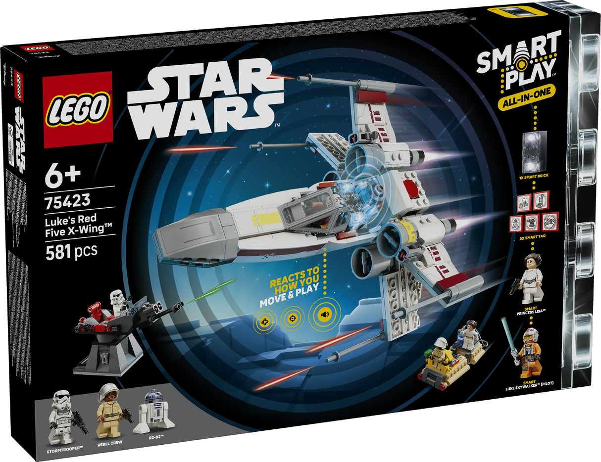 LEGO® Star Wars™ SMART Play™: Luke’s Red Five X-Wing™ 75423 AGE: 6+