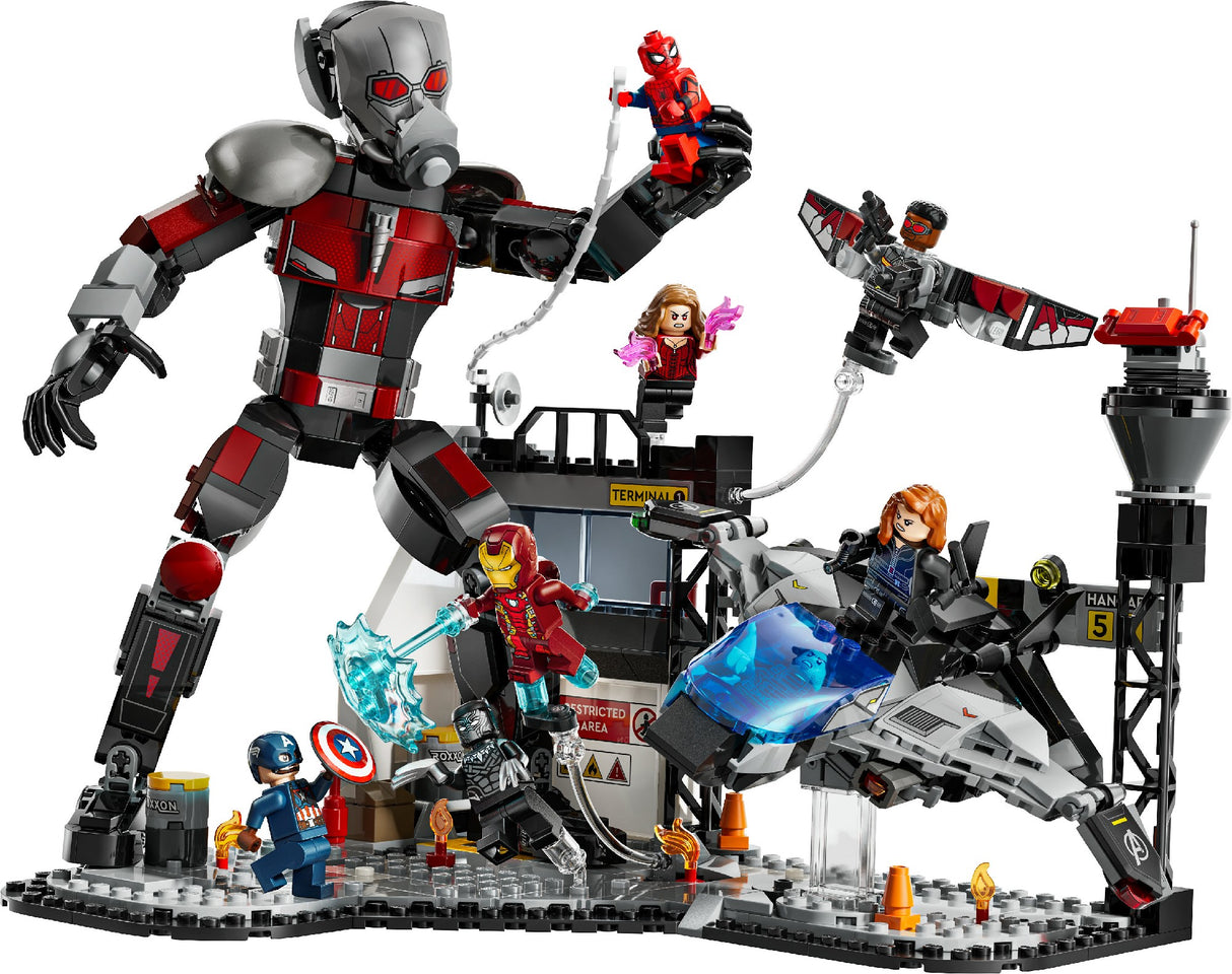 LEGO MARVEL CAPTAIN AMERICA: CIVIL WAR ACTION BATTLE 76314 AGE: 10+