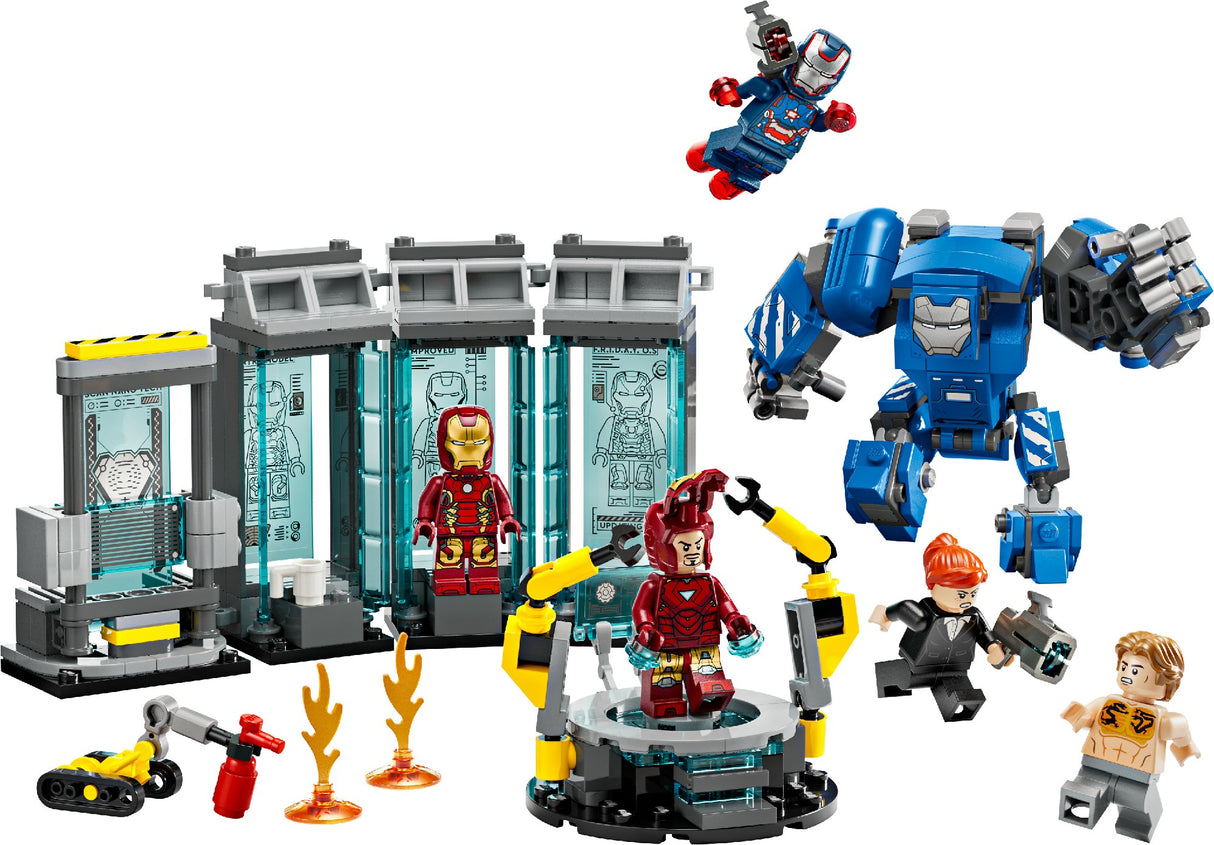LEGO MARVEL IRON MAN'S LABORATORY: HALL OF ARMOUR 76315 AGE: 8+