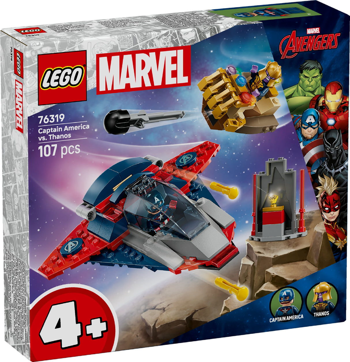 LEGO Super Heroes Marvel Captain America vs. Thanos 76319 Age: 4+