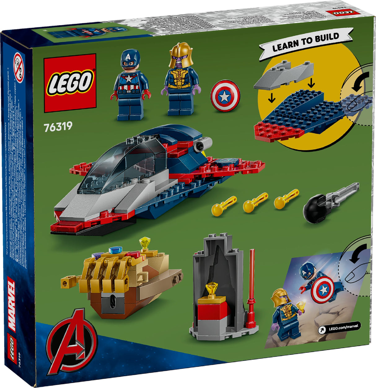 LEGO Super Heroes Marvel Captain America vs. Thanos 76319 Age: 4+